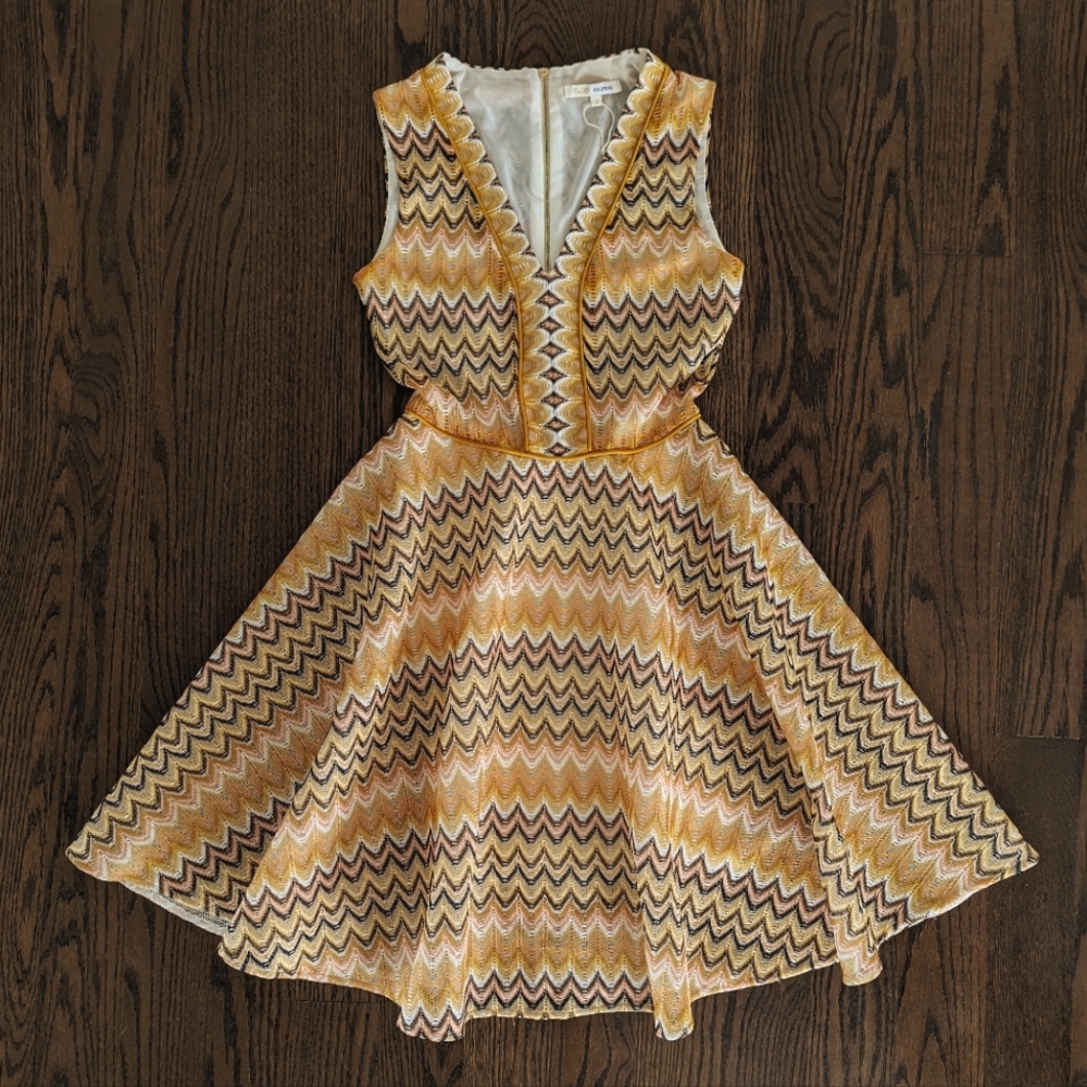 NWOT Maje Reinette Fit-and-Flare Dress